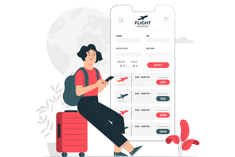 Travel Digital Solutions Illustration
